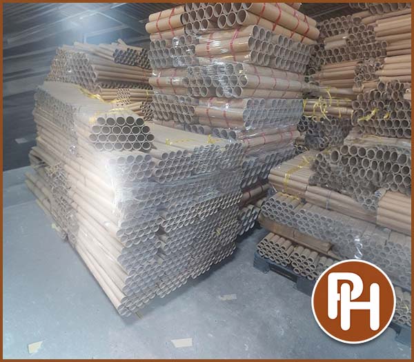 Ống giấy quấn vải, quấn xốp hơi cách nhiệt